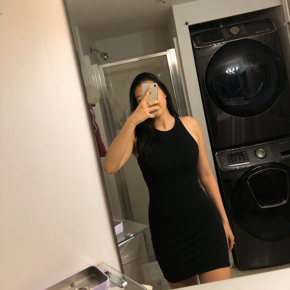 Black Tight Fitted H&M Dress - Picture 2 of 3